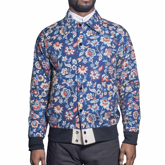 Floral Print Bomber - Picture 2 of 6